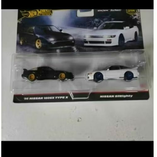 hot wheels 2 pack Nissan 180sx type x sileighty ban karet spt skyline GT-R Nismo GT-R r32 r33 lbwk r