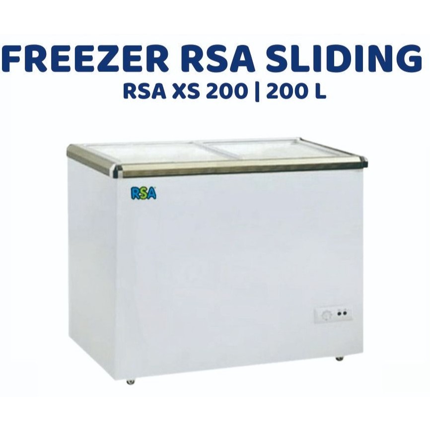 RSA - CHEST FREEZER SLIDING XS-200 (171 LITER)