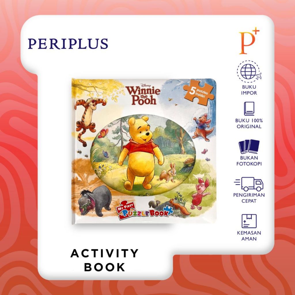 Disney Pooh Classic My First Puzzle Book - 9782764372371