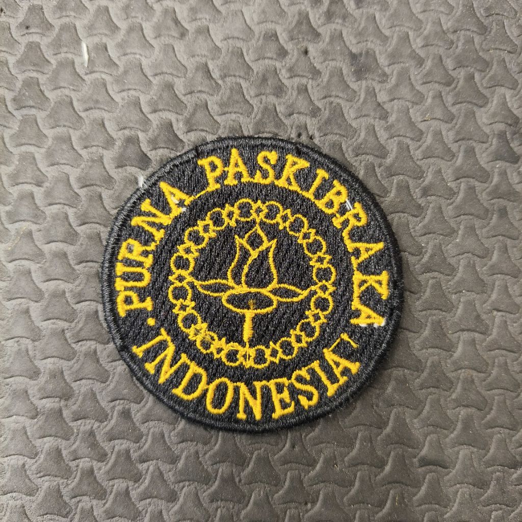 Logo bordir purna paskibraka / Logo Bordir Purna Paskibraka Indonesia / Logo Purna Paskibraka Indone