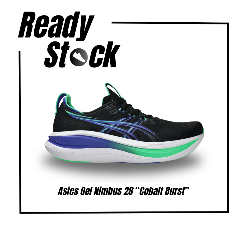 Asics Gel Nimbus 28 "Cobalt Burst" Running Shoes (100% Authentic)