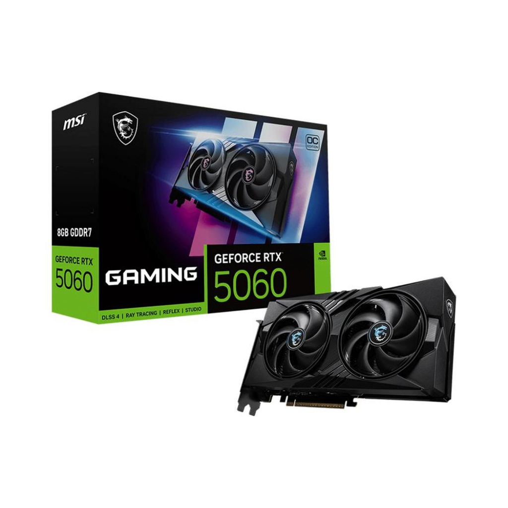 MSI RTX 5060 GAMING OC 8GB GDDR7 RTX5060 8G VGA NVIDIA GEFORCE