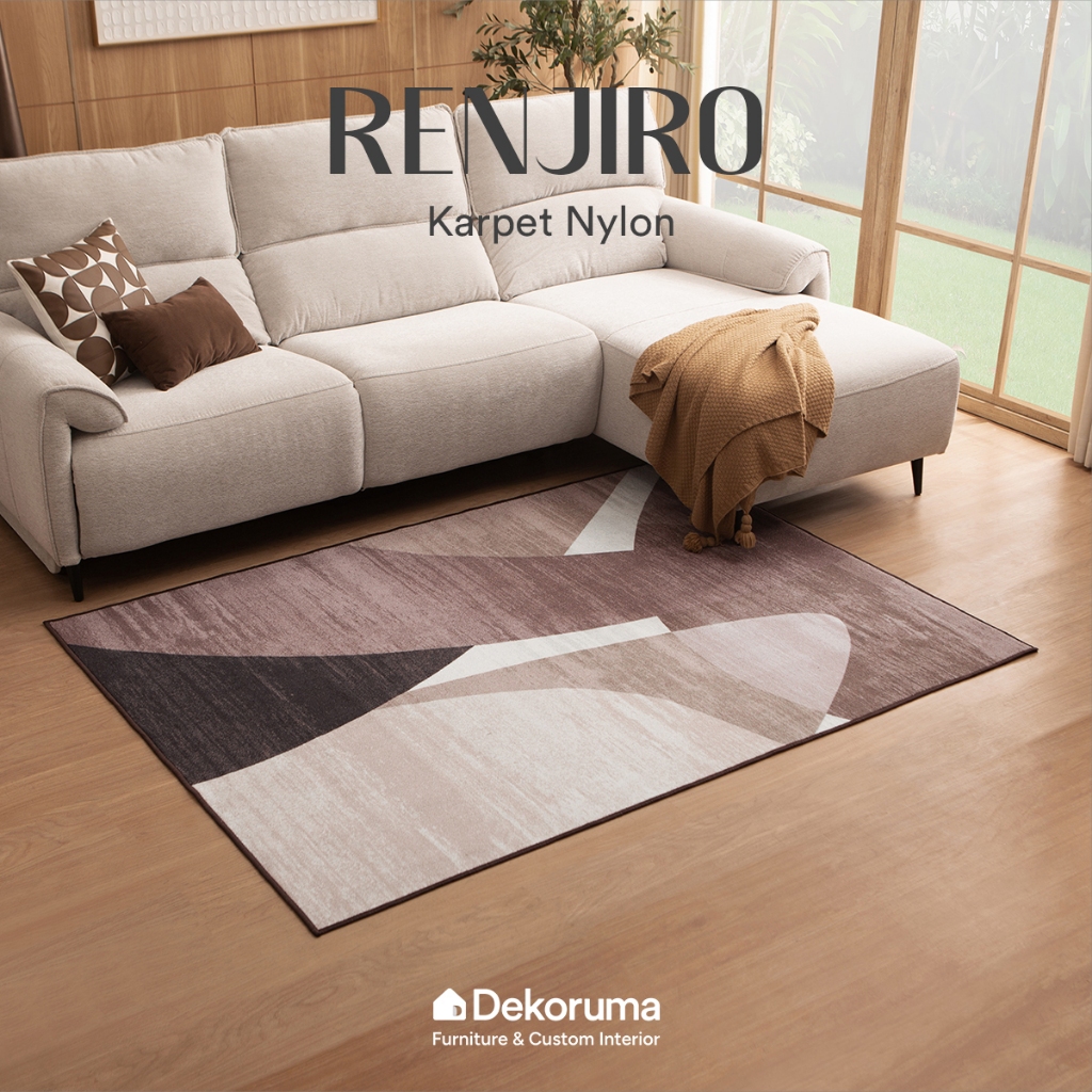 Dekoruma RENJIRO Karpet Nylon / Karpet Lantai Rumah / Karpet Nilon Lantai