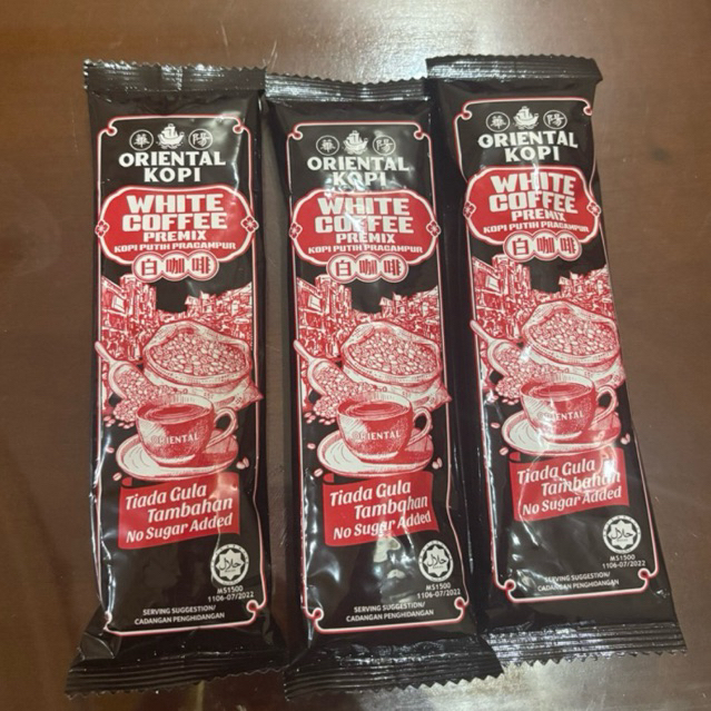 Oriental kopi white coffee