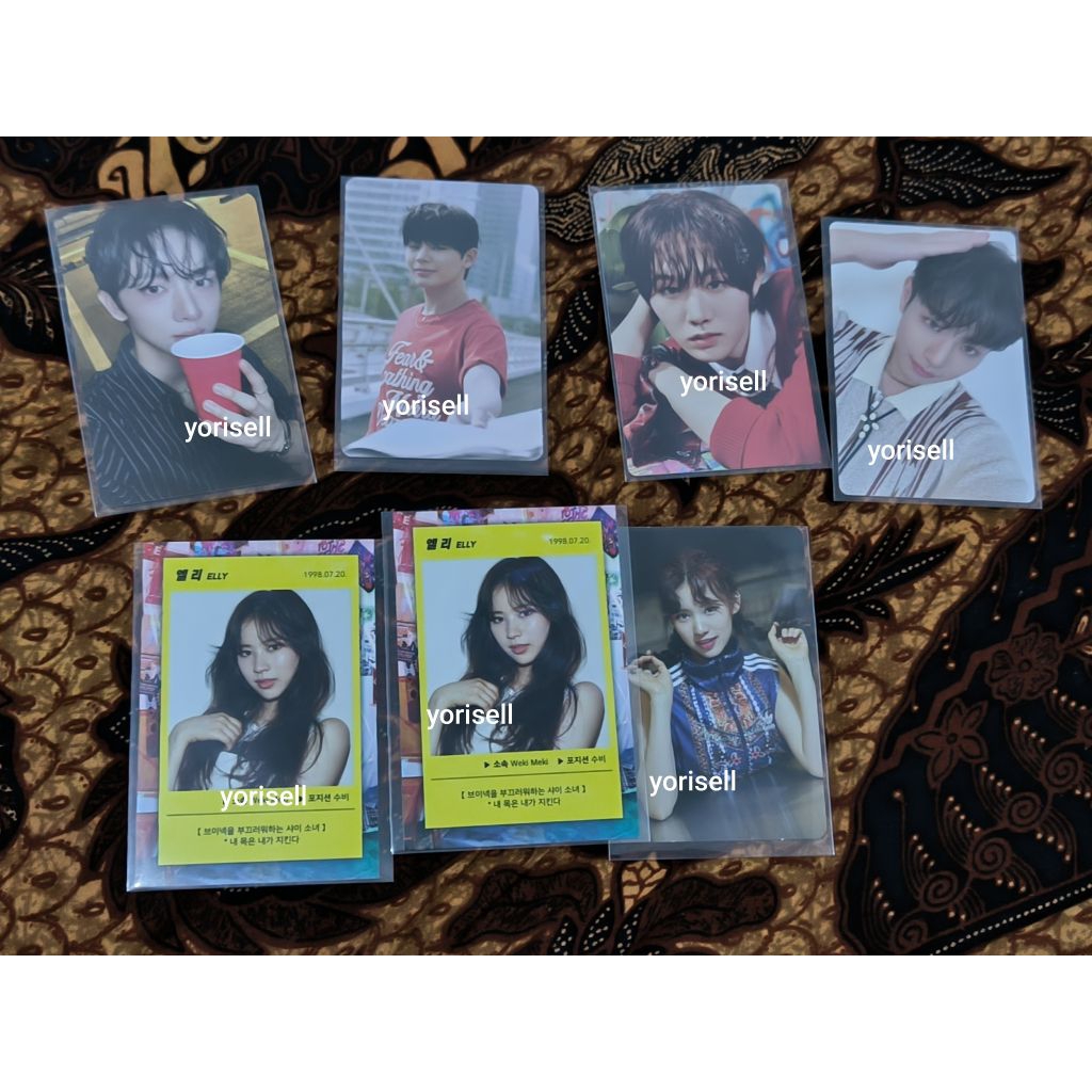 Photocard WekiMeki WM KPOP GIRLGROUP Elly