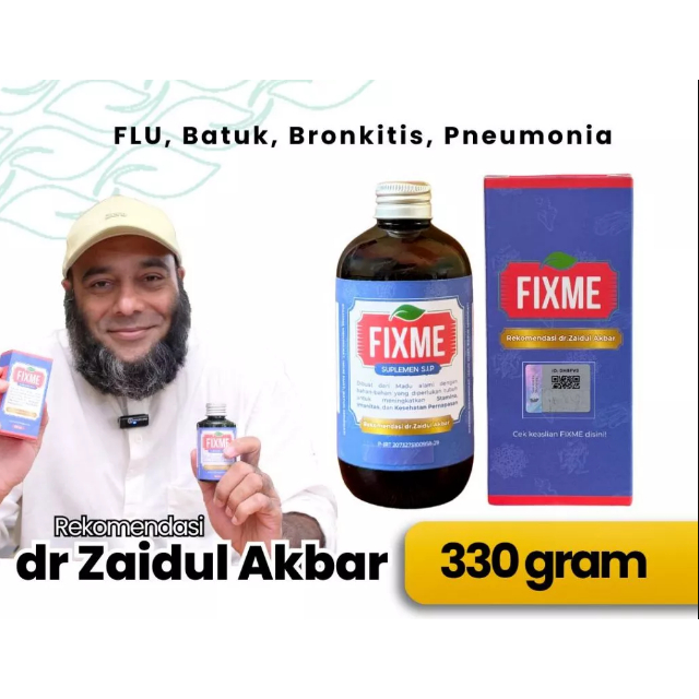 FIXME SUPLEMEN + Rekomendasi dr. Zaidul Akbar Asma Bronkitis + Kemasan 330 gr
