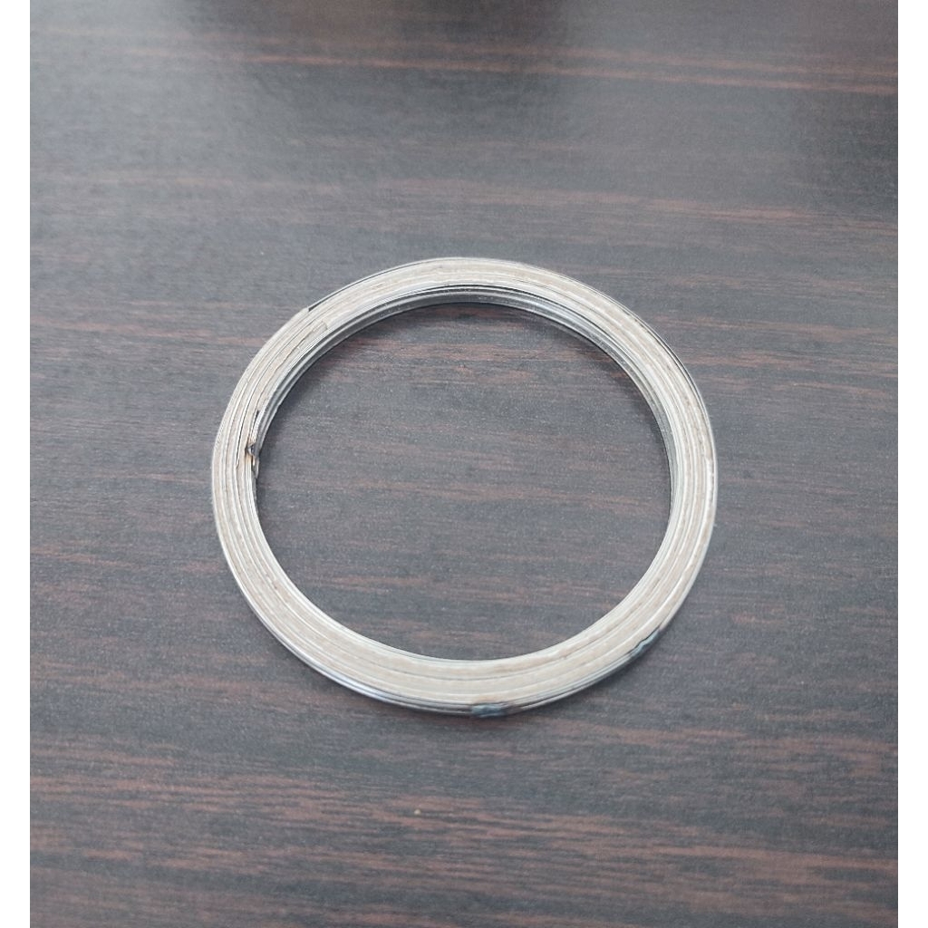 paking perpak gasket knalpot mobil model bulat pipih