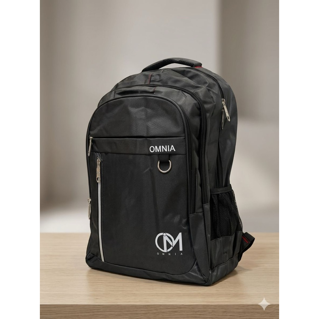 Tas Ransel Pria Premium Omnia | Big Size 19inch | Bahan Tebal Dan Kuat | Original Import