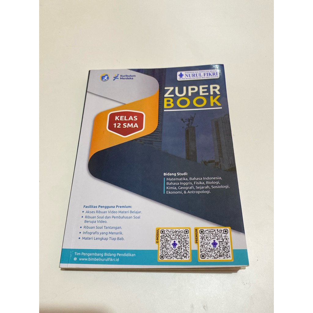 Buku Zuper Book Kelas 12 SMA (SEMUA PELAJARAN)