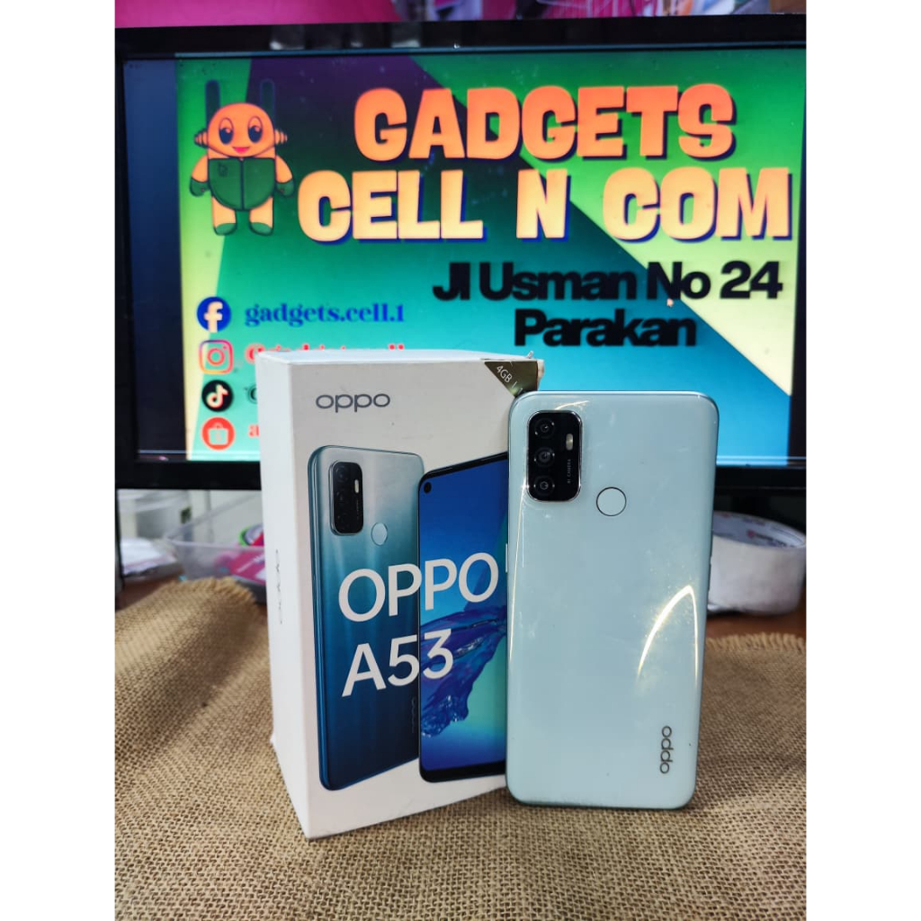 OPPO A53 4/128 BEKAS NORMAL
