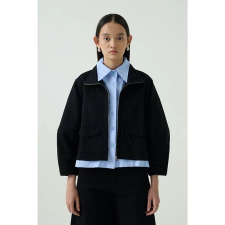 [NEW] NASL by Nagita Slavina Black Jacket Layer Blue