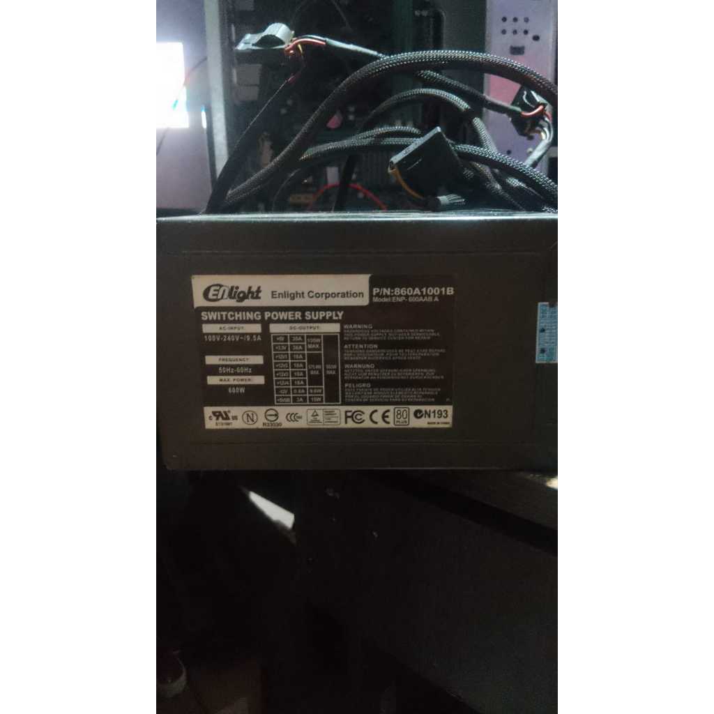 Psu Enlight 600W 80+ Bronze