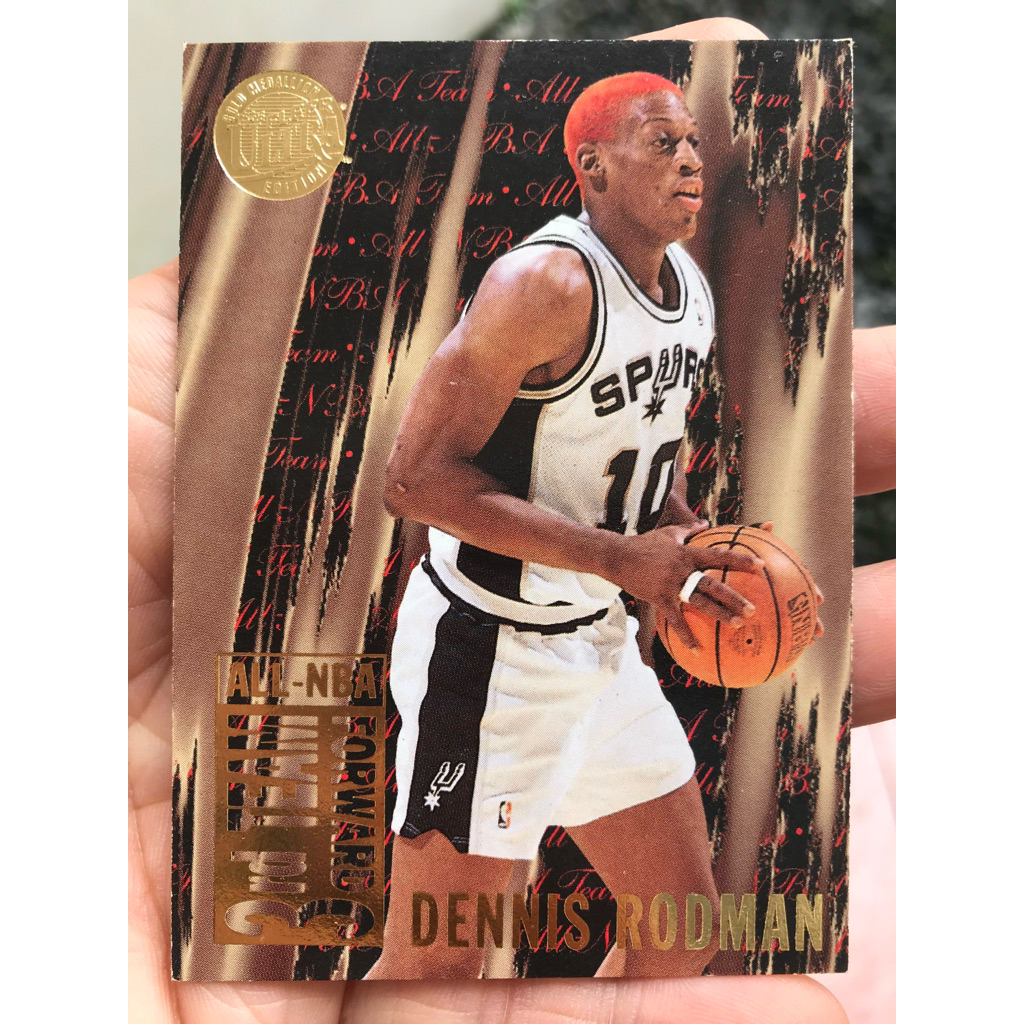 DENNIS RODMAN KARTU BASKET NBA FLEER ULTRA GOLD MEDALLION 1995