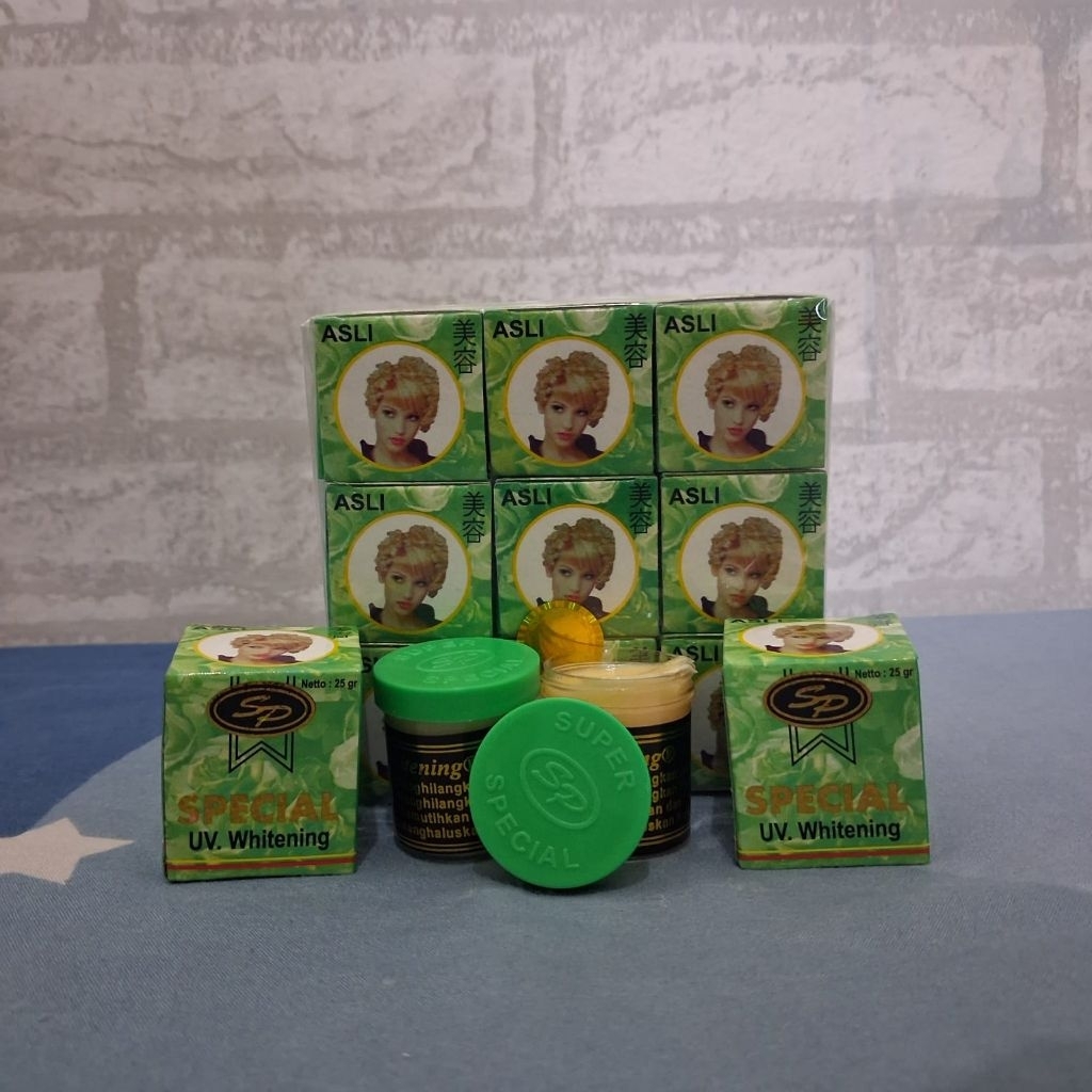 12pcs Bedak SP hijau asli