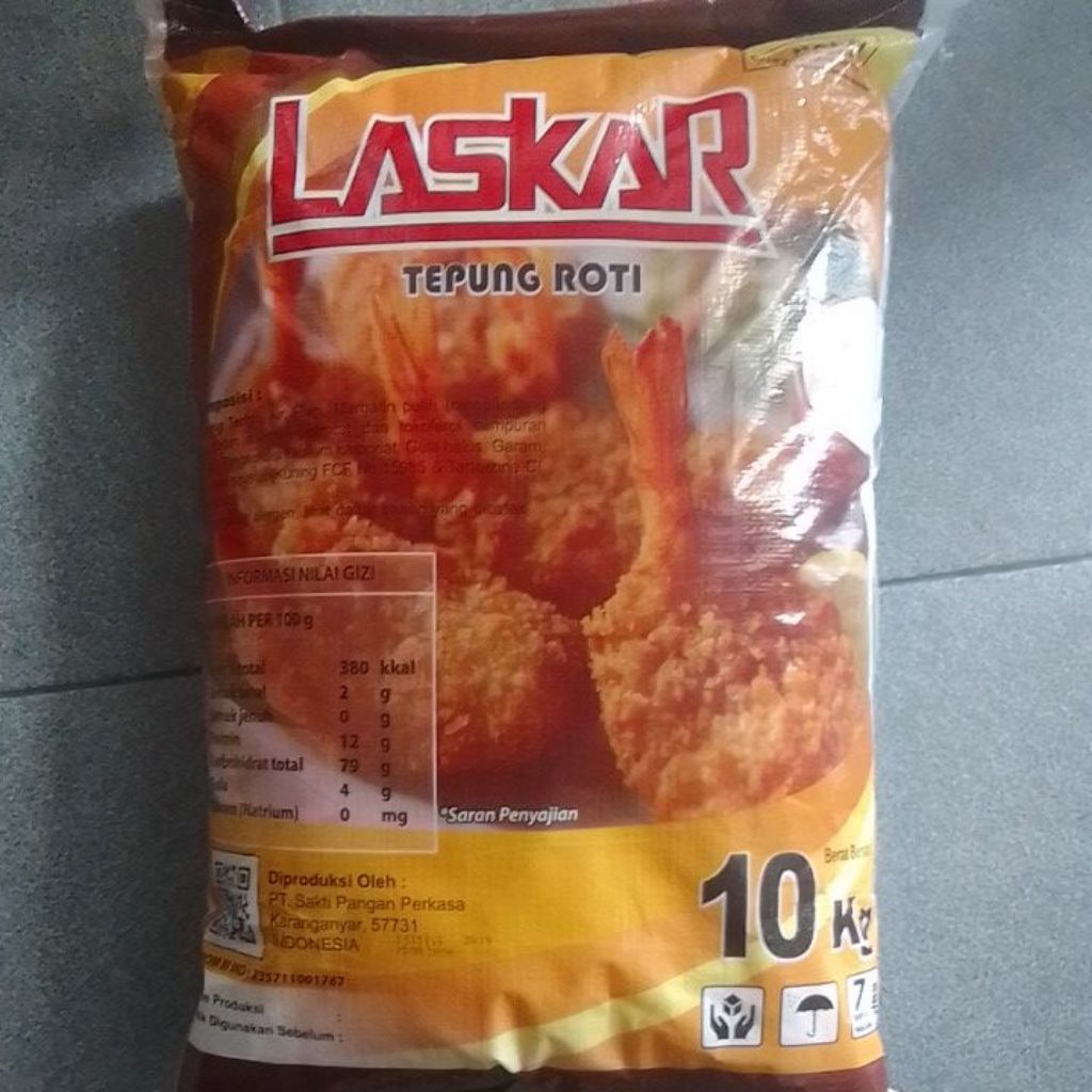 Tepung Roti Panir Mix Laskar ZAK (10KG) / 10Kg Tepung Panir Panko Mix Laskar