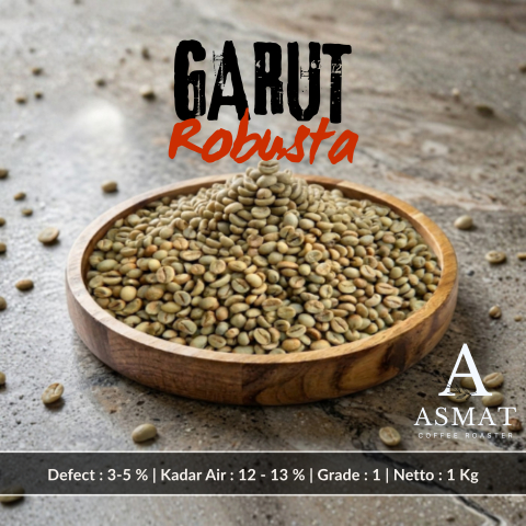 Robusta Garut Grade 1 Green Bean | Biji Kopi Mentah 1kg