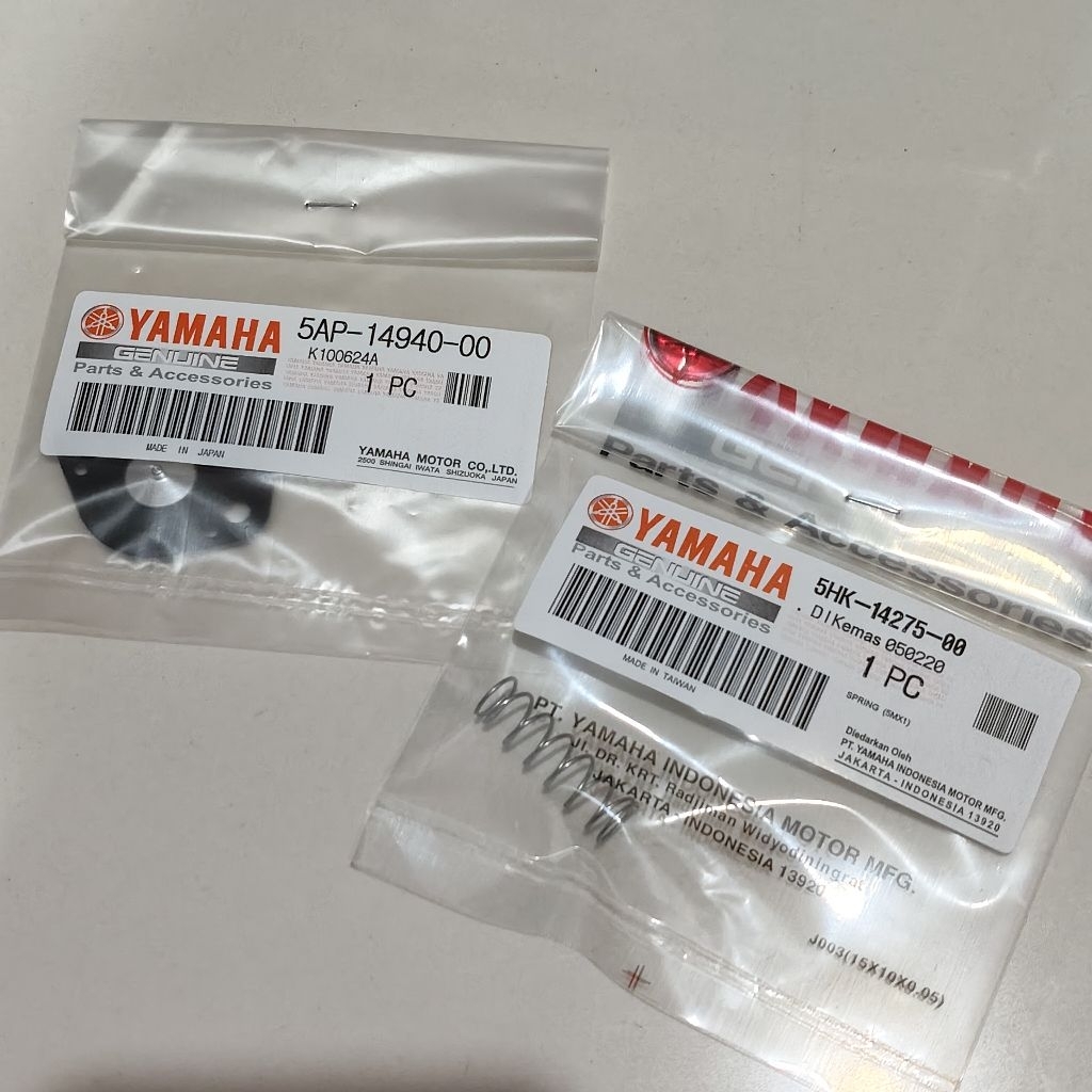 5AP-14940-00 Vacum Karburator diaphragm karet membran Nouvo Xeon Scorpio Jupiter MX New 135 Satria F