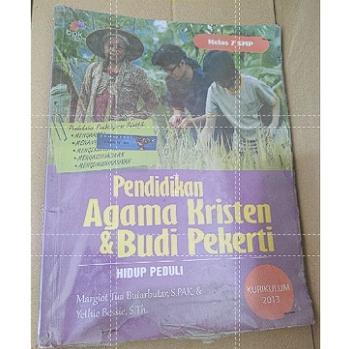Buku Pendidikan Agama Kristen & Budi Pekerti Kelas 7 SMP