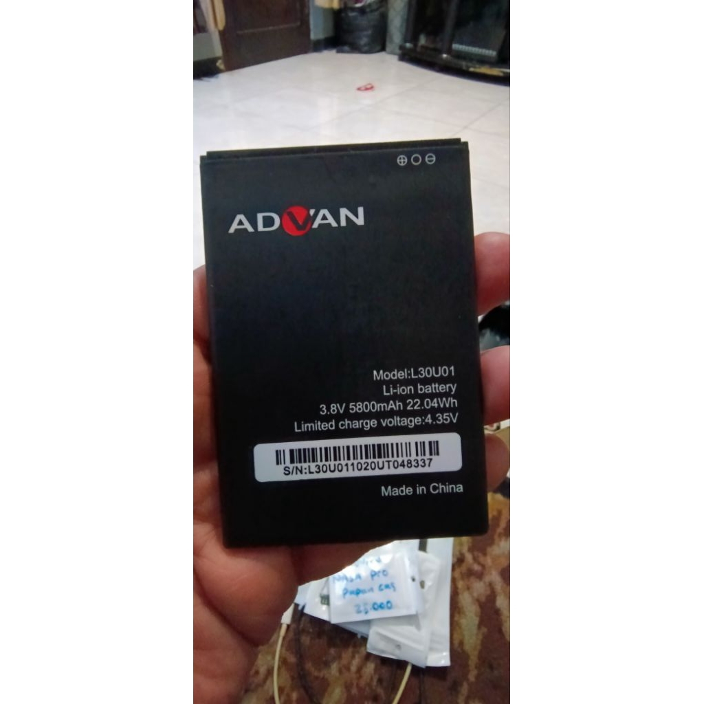 Baterai Advan Nasa Pro