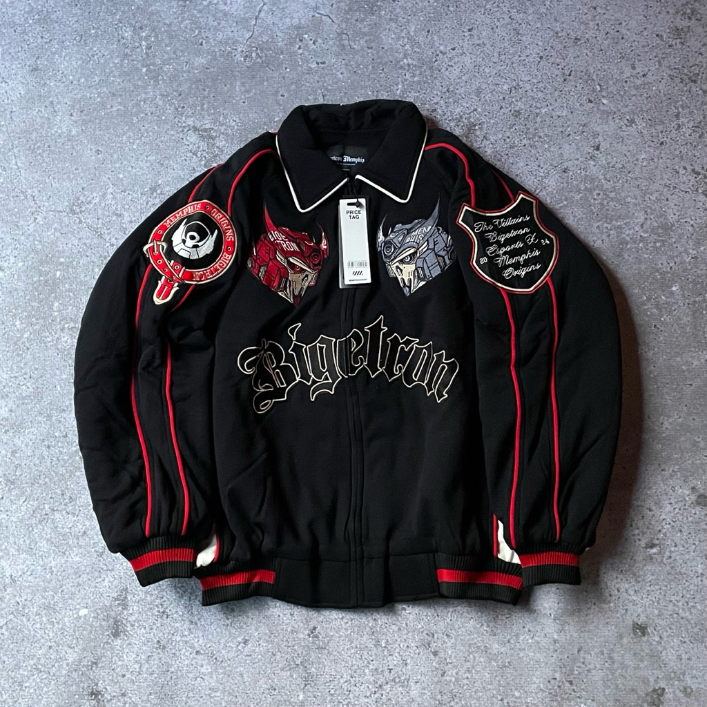 Jacket Varsity BTR X MEMPHIS ORIGIN Vol 2 - The Villains New Original (Size XXXL)