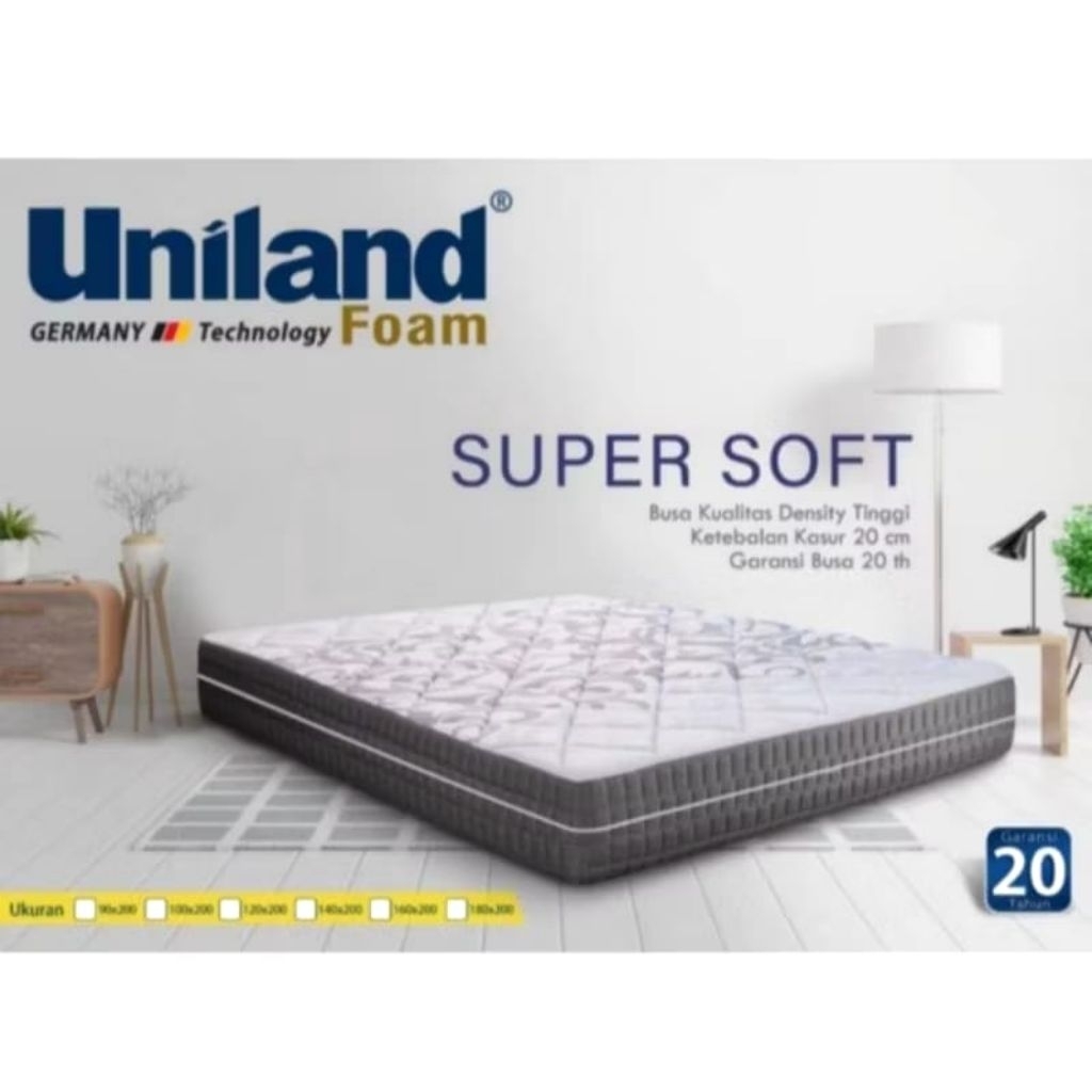 Kasur Busa Uniland Soft Tebal 20 cm / Matras Busa Super Soft