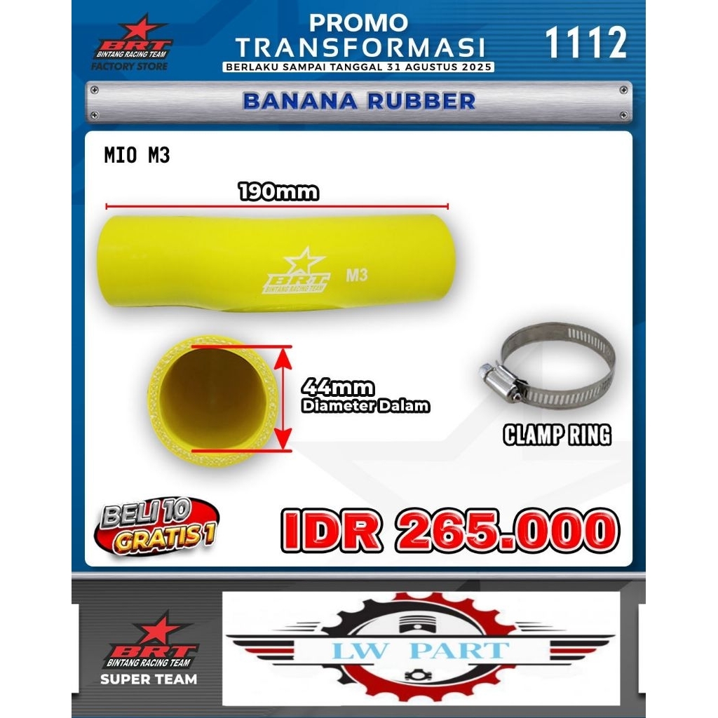 BANANA RUBBER BRT MIO M3 ( BRT )