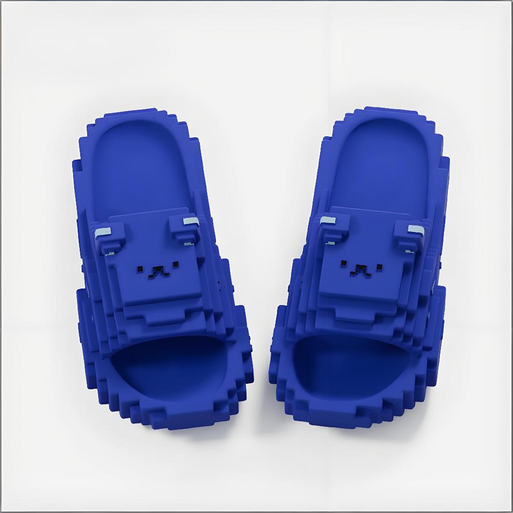 termurah sendal unisex anak empuk anti slip minecraft-mc sandal anak motif minecraft eva anti slip