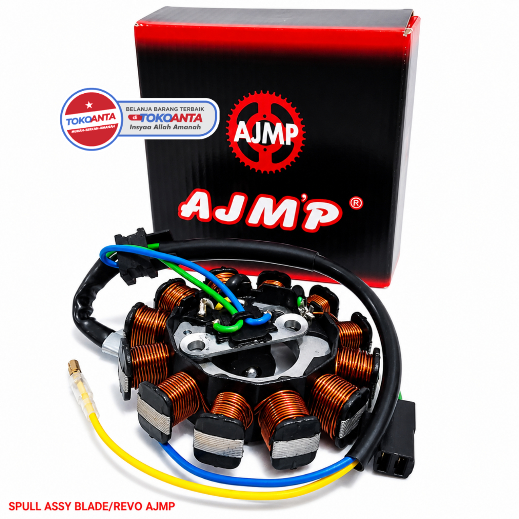 Spull Spul Sepul Spool Stator Assy Set Pulser Motor Honda Blade Revo Absolute Absolut AJMP
