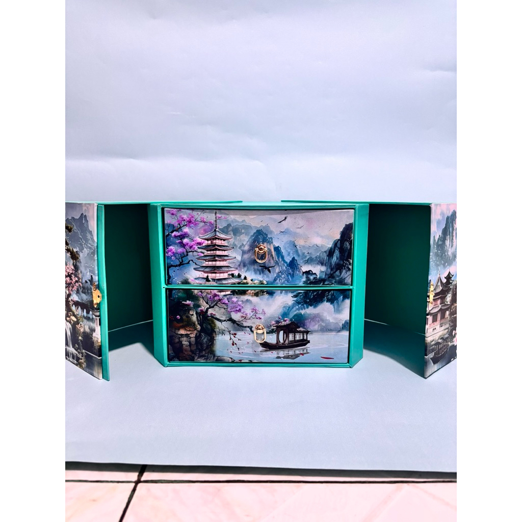 Hardbox Natal/ Hardbox CNY/ Hardbox EID/ Box Mooncake/ Box Octagonal 2 LV/ Packaging / Box Kue
