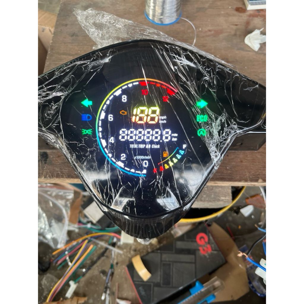 SPEEDOMETER DIGITAL HONDA BEAT KARBU