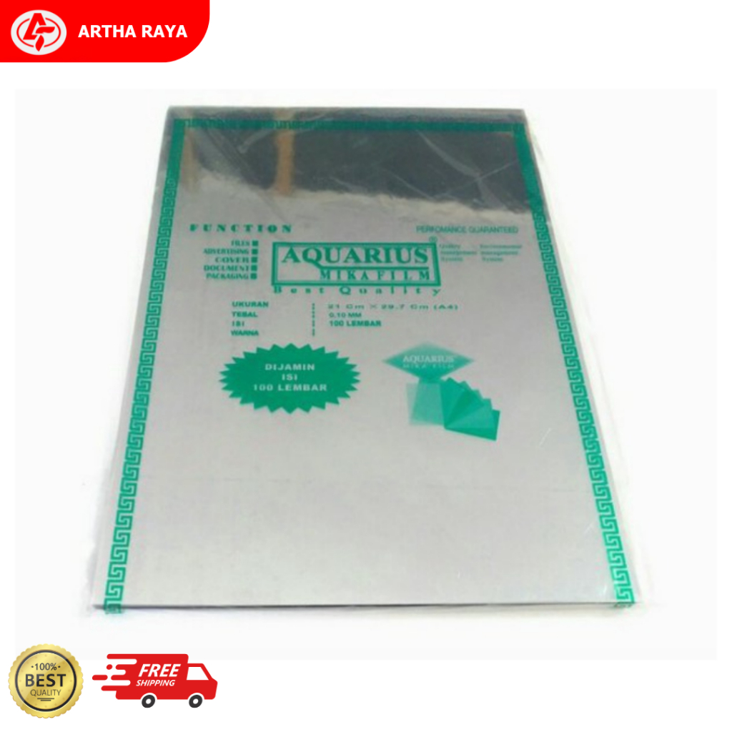 AQUARIUS Plastik Jilid Mika Tebal (1 PACK)