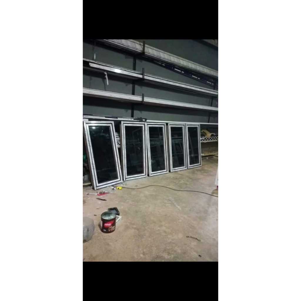 jendela aluminium casment 50x120