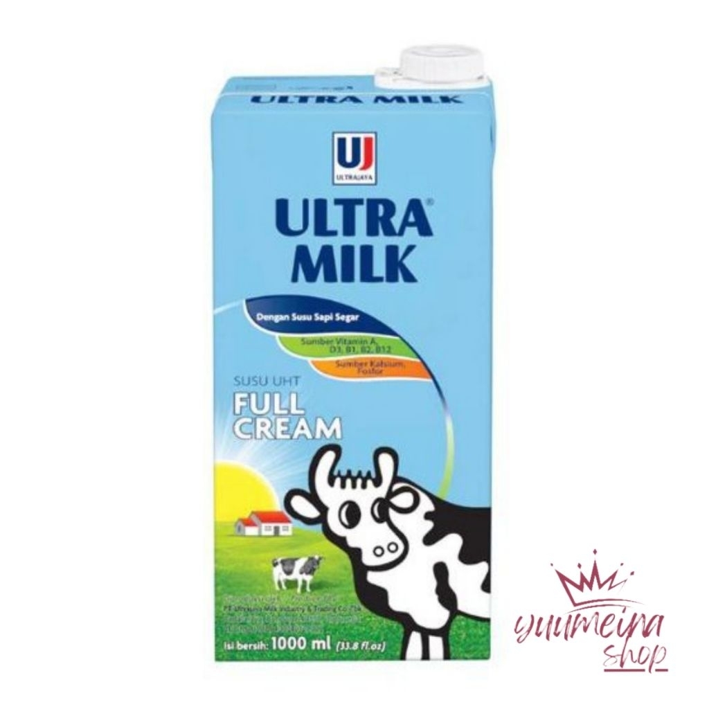 SUSU UHT ULTRA MILK FULL CREAM 1 LITER