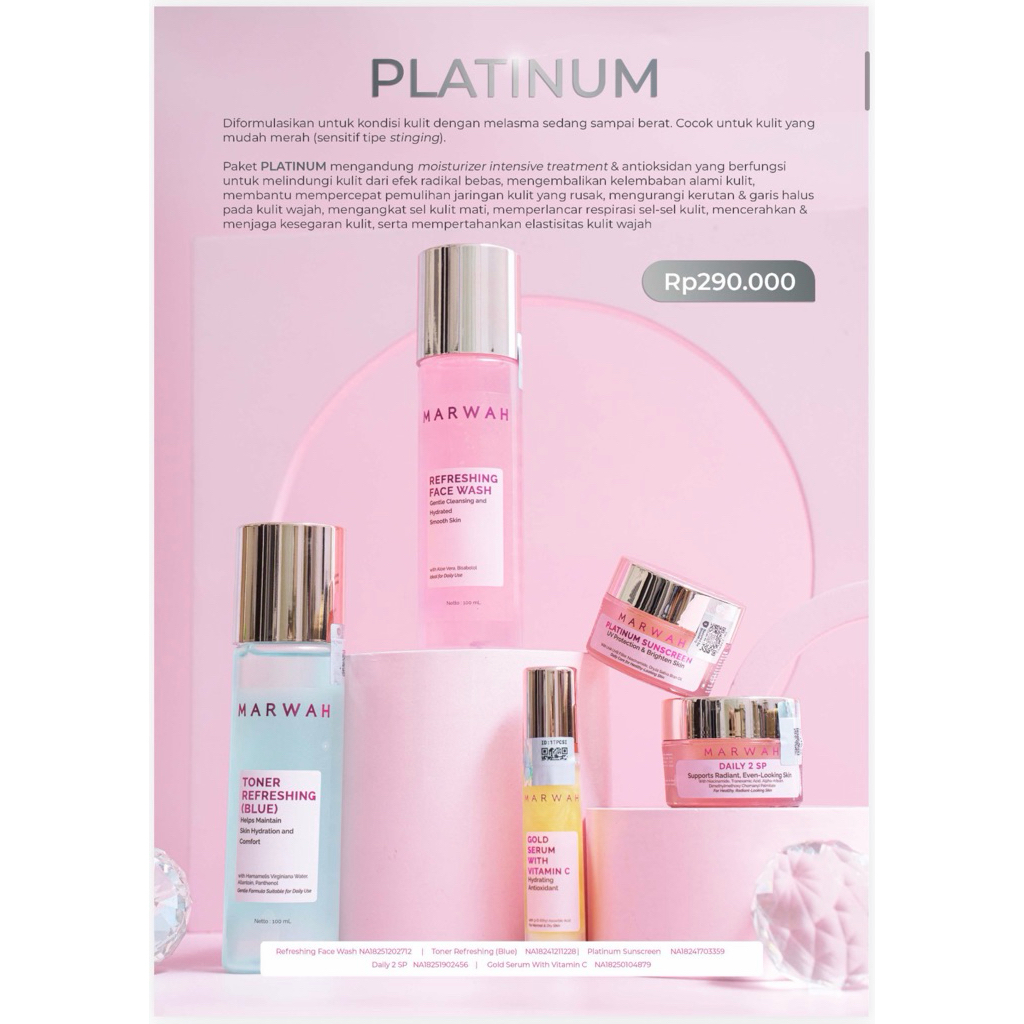 Marwah Skincare Platinum BPOM