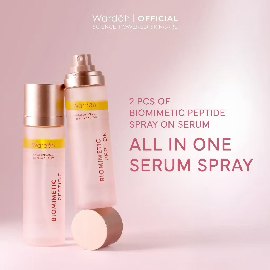 WARDAH Serum Spray - Instant Glowing First Spray Serum - Spray On Serum 105 ml - Kulit lebih glowing