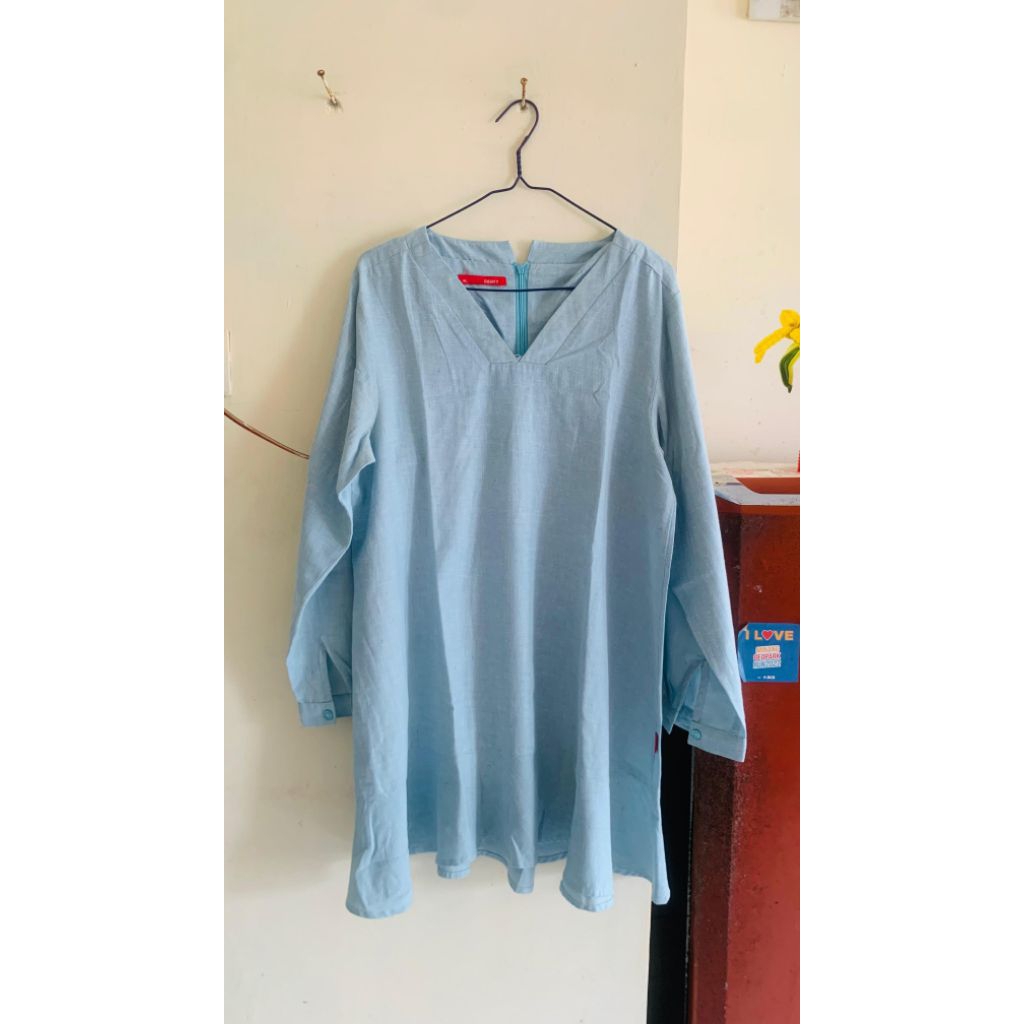 preloved atasan elzatta dauky free hijab