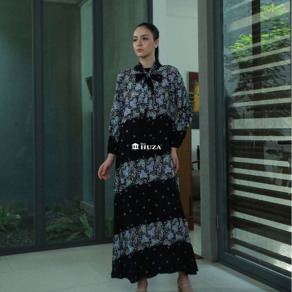 BATIK HUZA - GAMIS BATIK WANITA GAMIS FAZLUNA