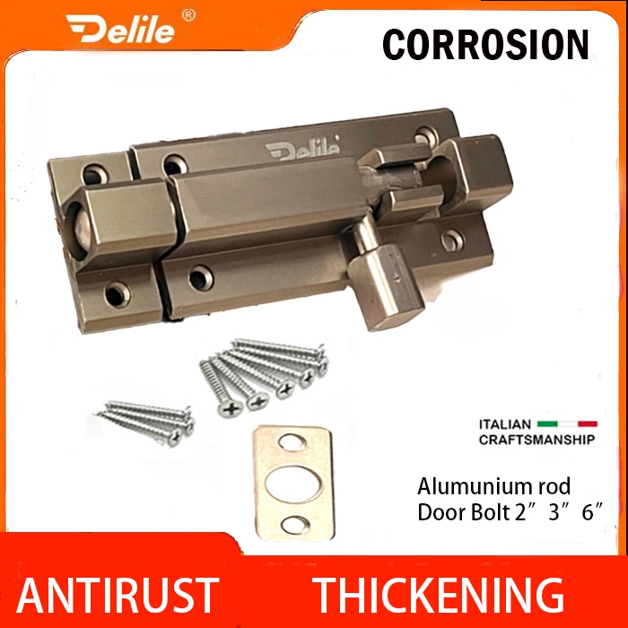GRENDEL SLOT PINTU Rumah High Quality Lock  DELILE 601 "2,3 Dan 6 INC