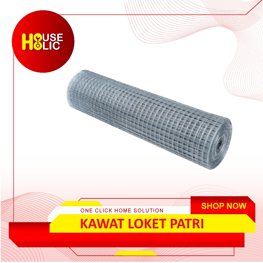 Kawat Loket Galvanis 1" & 1/2” & 3/4” & 1/4"  25M 30Kg / Kawat Patri Ram Las Ayakan Pasir