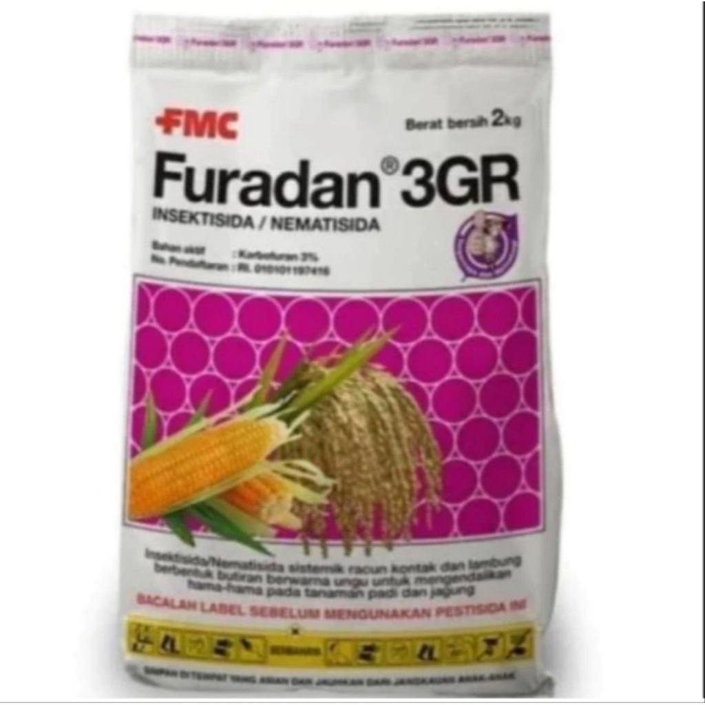 Furadan 3GR 2 Kg Original Insektisida Furadan Sistemik