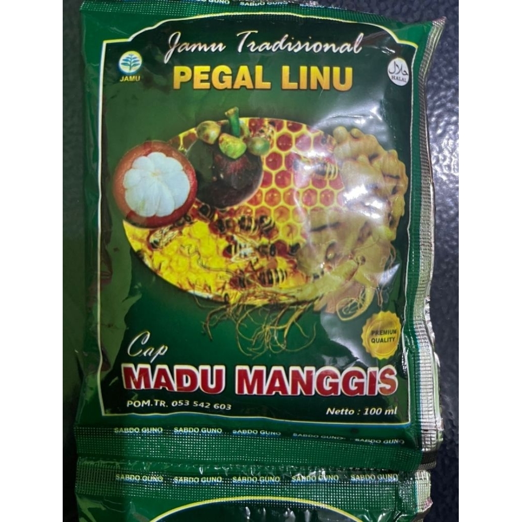 Jamu Tradisional Madu Manggis Cap Madu Manggis 12 Sachet
