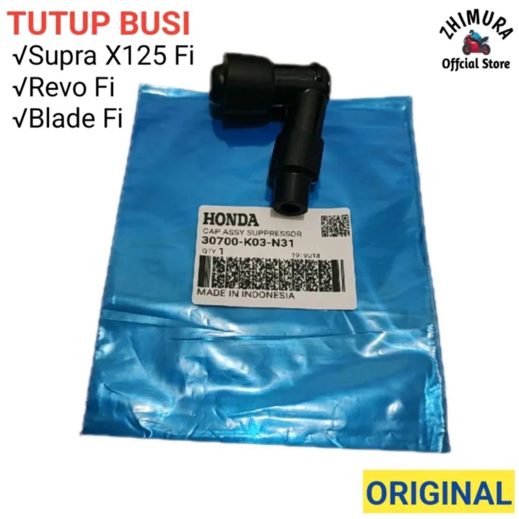 Tutup Busi Cangklong Busi Revo Fi Injeksi Supra X 125 Fi Blade 125 ORIGINAL