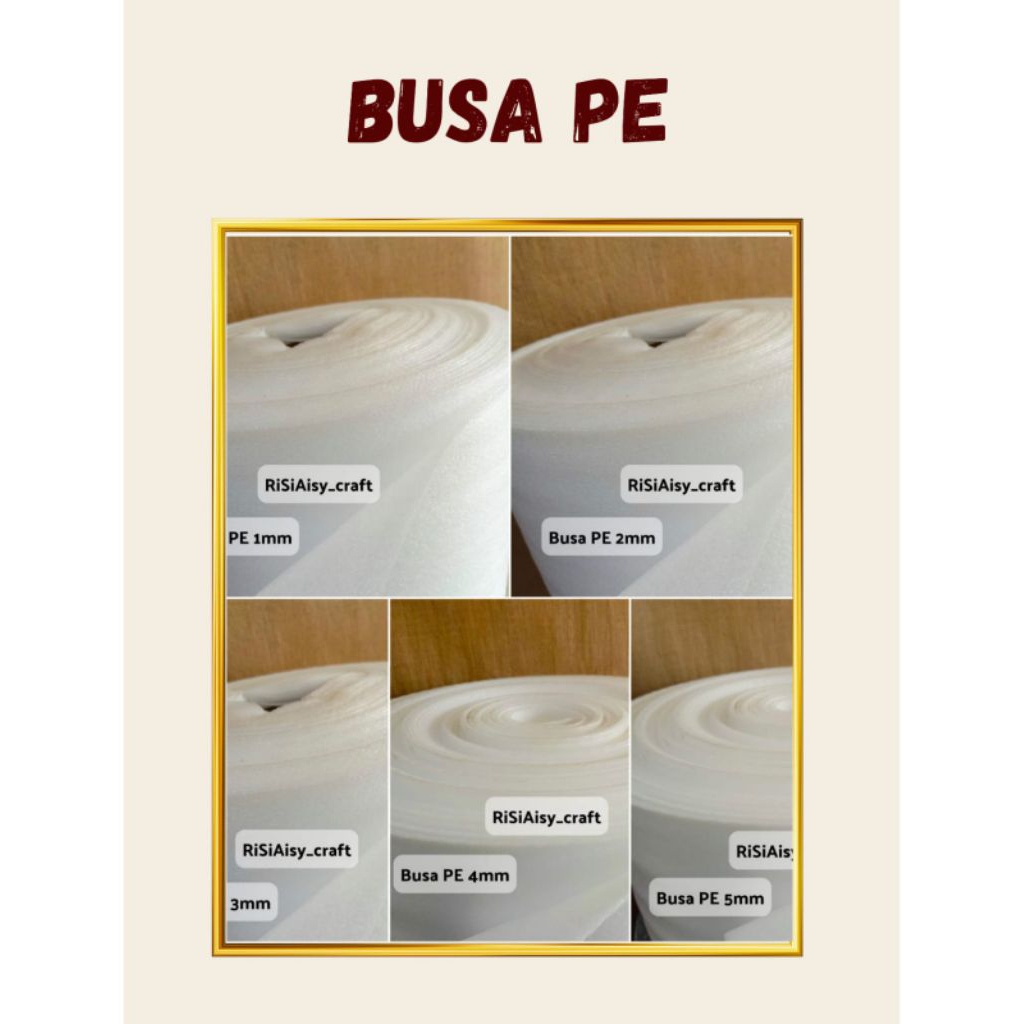 BUSA PE POLIBONDING FOAM