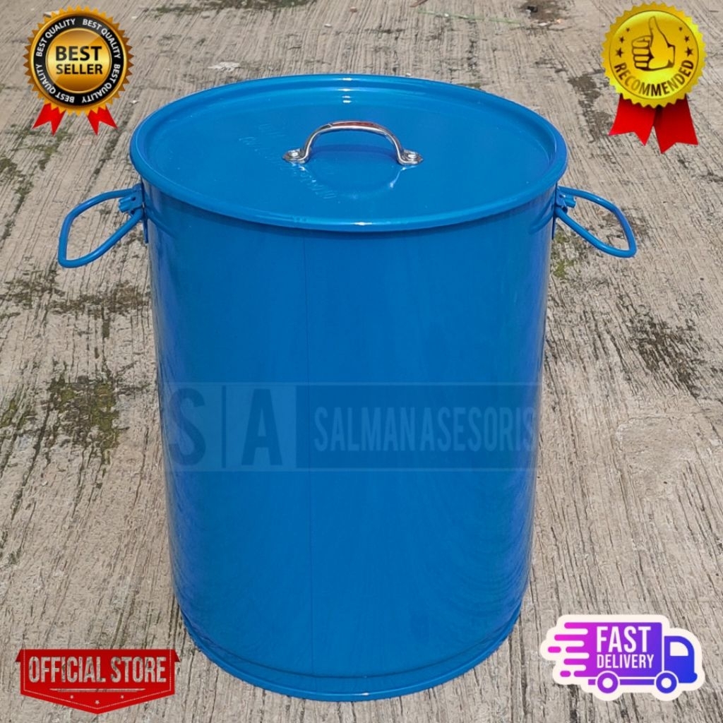 Drum Tong Besi 20 Liter. Tempat Bakar Sampah