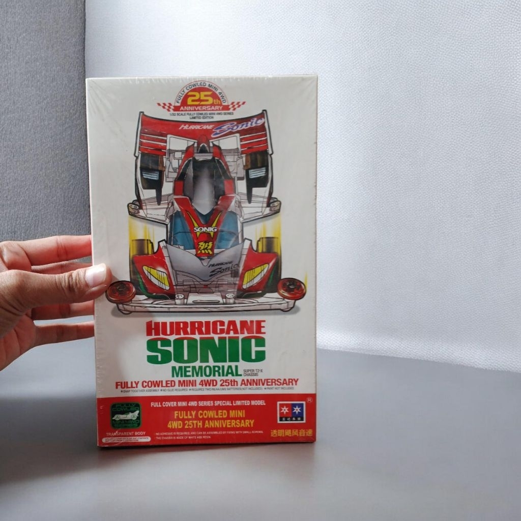 TAMIYA DAXING HURRICANE SONIC MEMORIAL TRANSPARENT BODY [ SUPER TZ-X CHASSIS ]