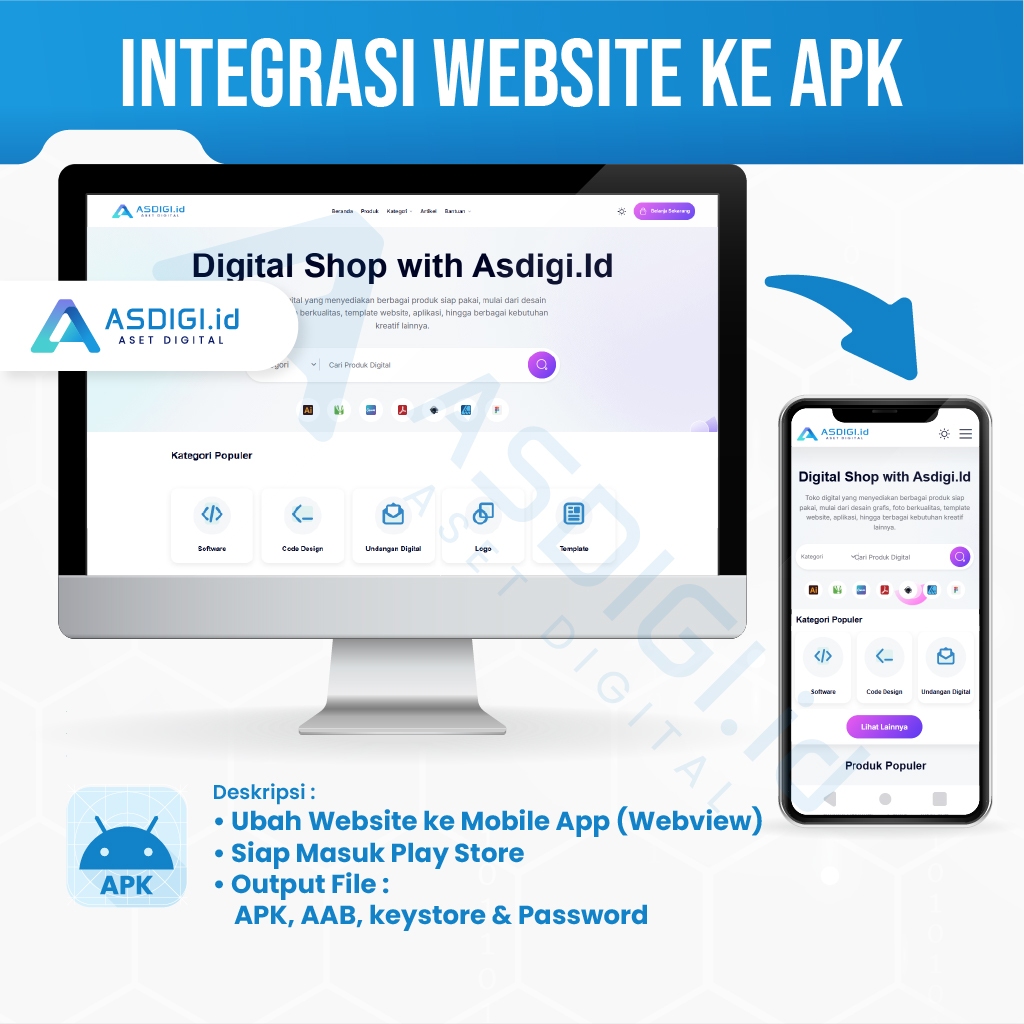 Jasa Ubah Website Menjadi Aplikasi (Apk Webview)