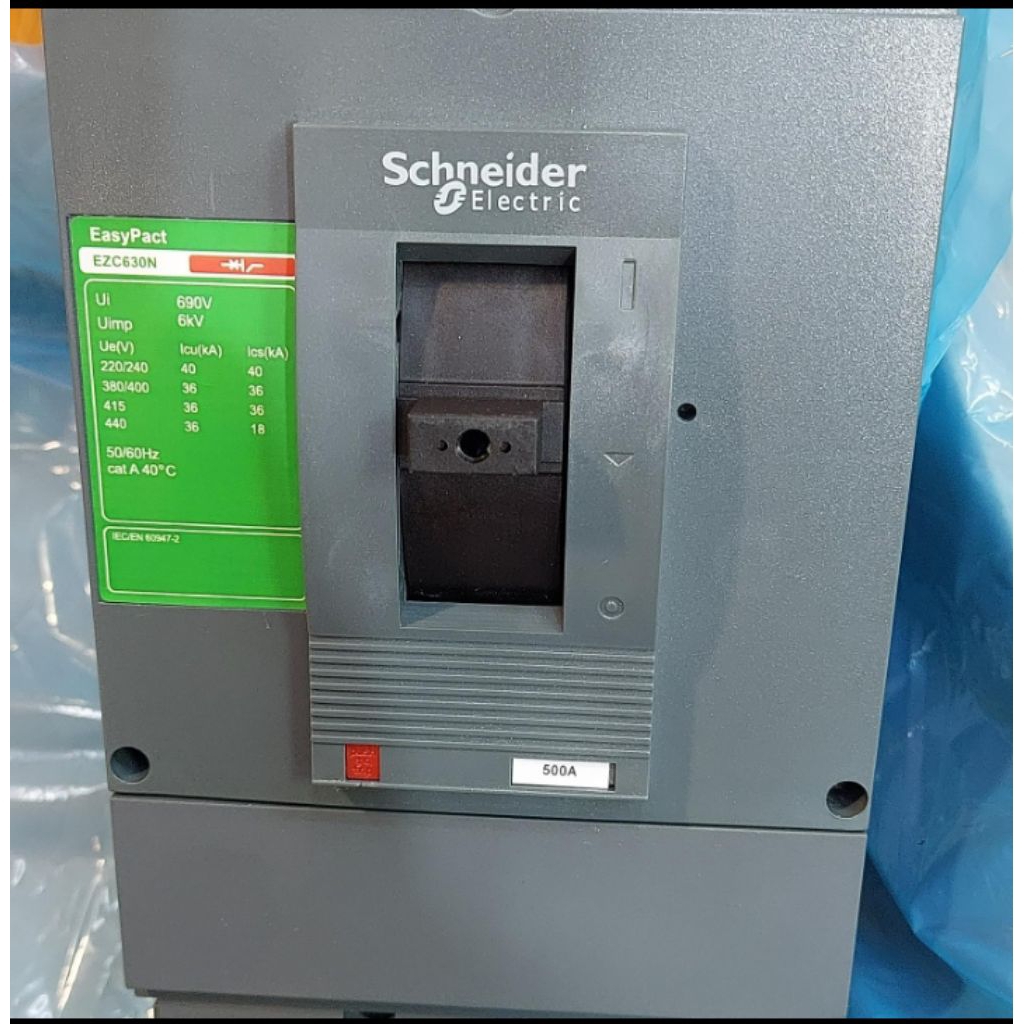 MCCB EZC 3P 500A , 600A SCHNEIDER NEW