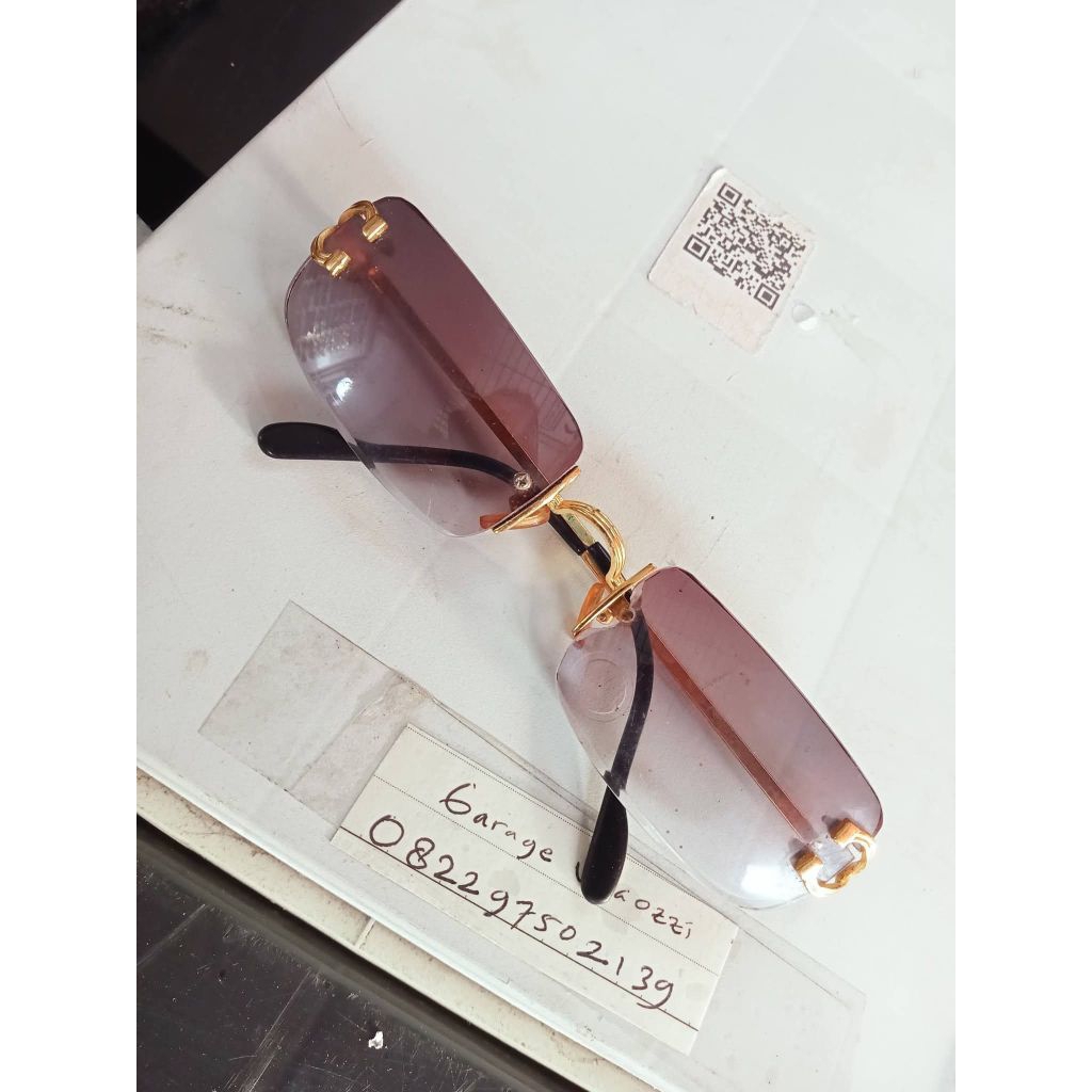 CARTIER Rimless frame kacamata preloved