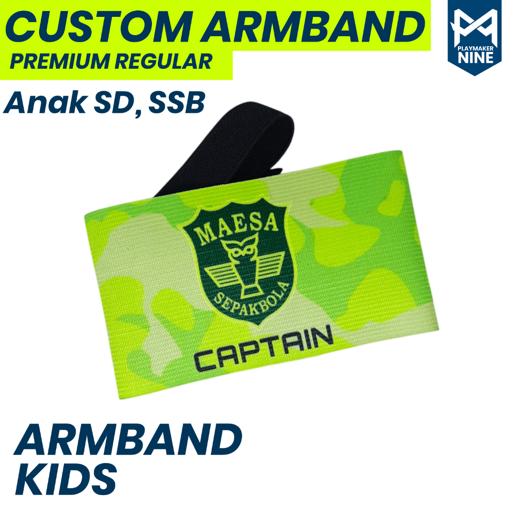 Ban Kapten Custom Anak SSB SD Custom Armband Kids