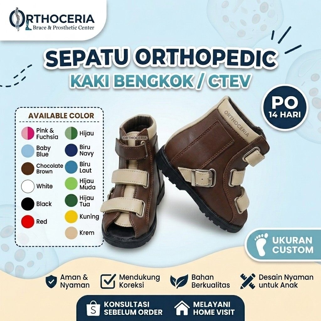 sepatu ortopedi anak
